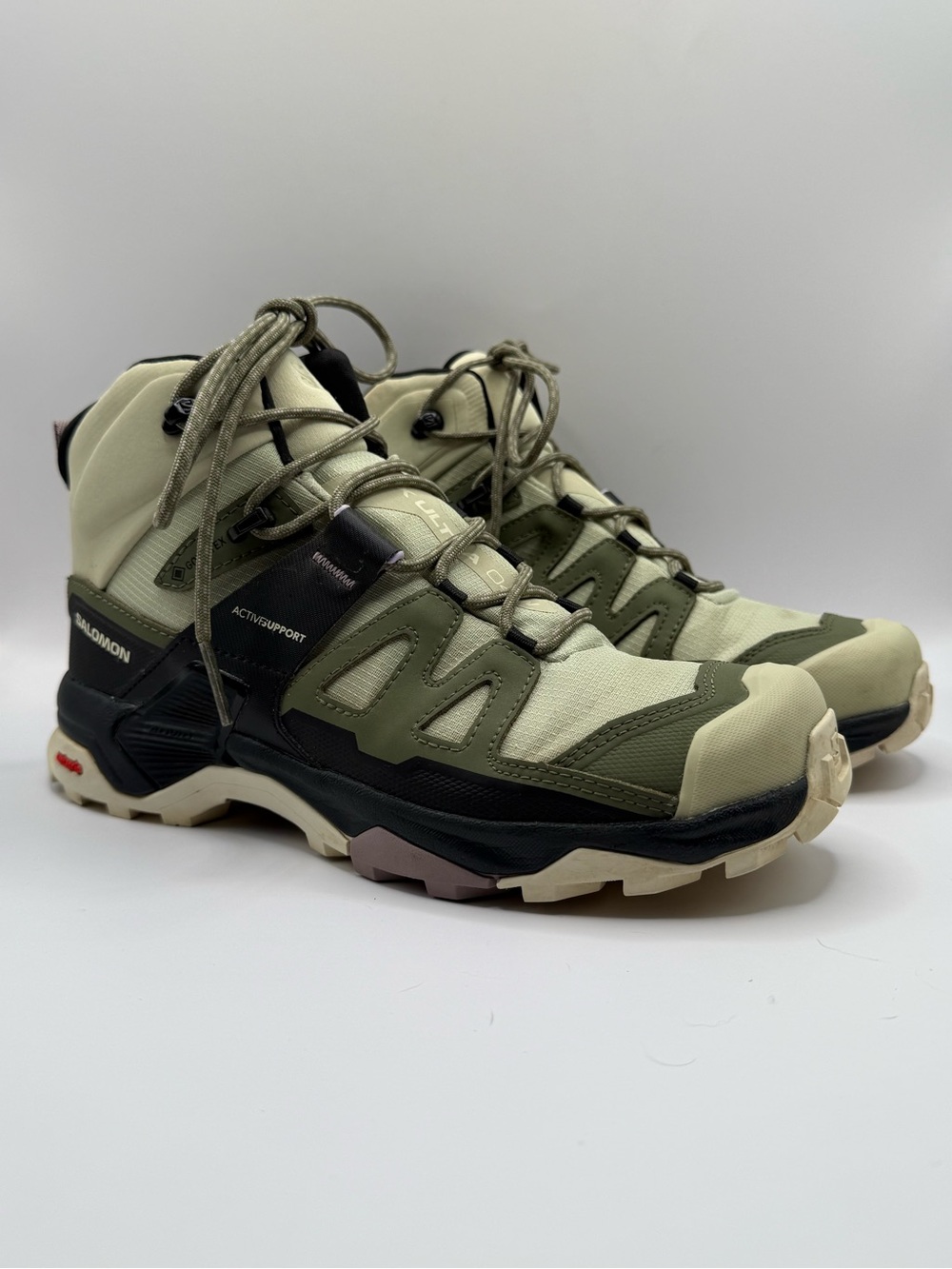 Salomon X Ultra 4 Mid GTX Hiking Boots Green 7.5